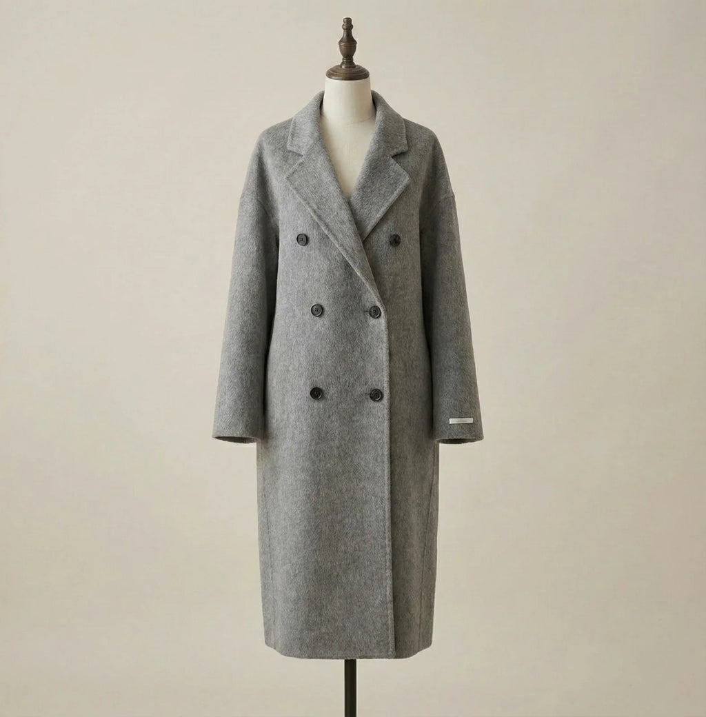 Manteau Élégance Brume – Signature Tailleur