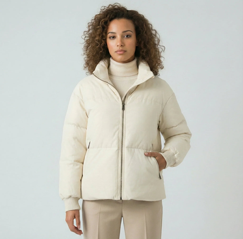 Puffer Manifesto Matelassé – Blanc Opalin