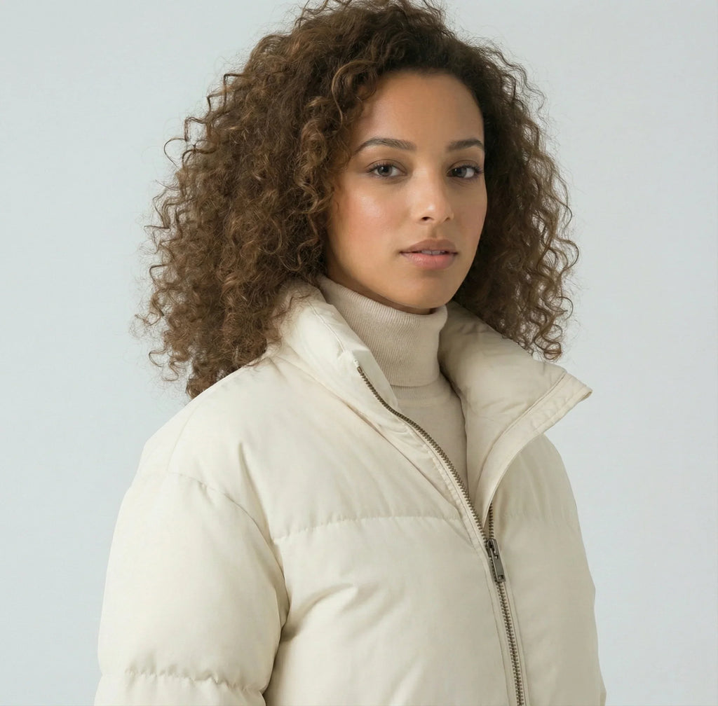 Puffer Manifesto Matelassé – Blanc Opalin