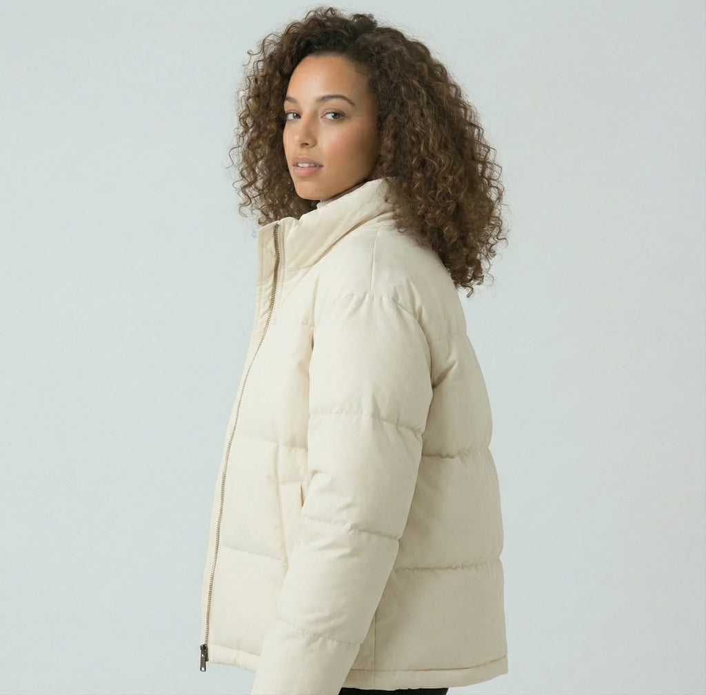 Puffer Manifesto Matelassé – Blanc Opalin